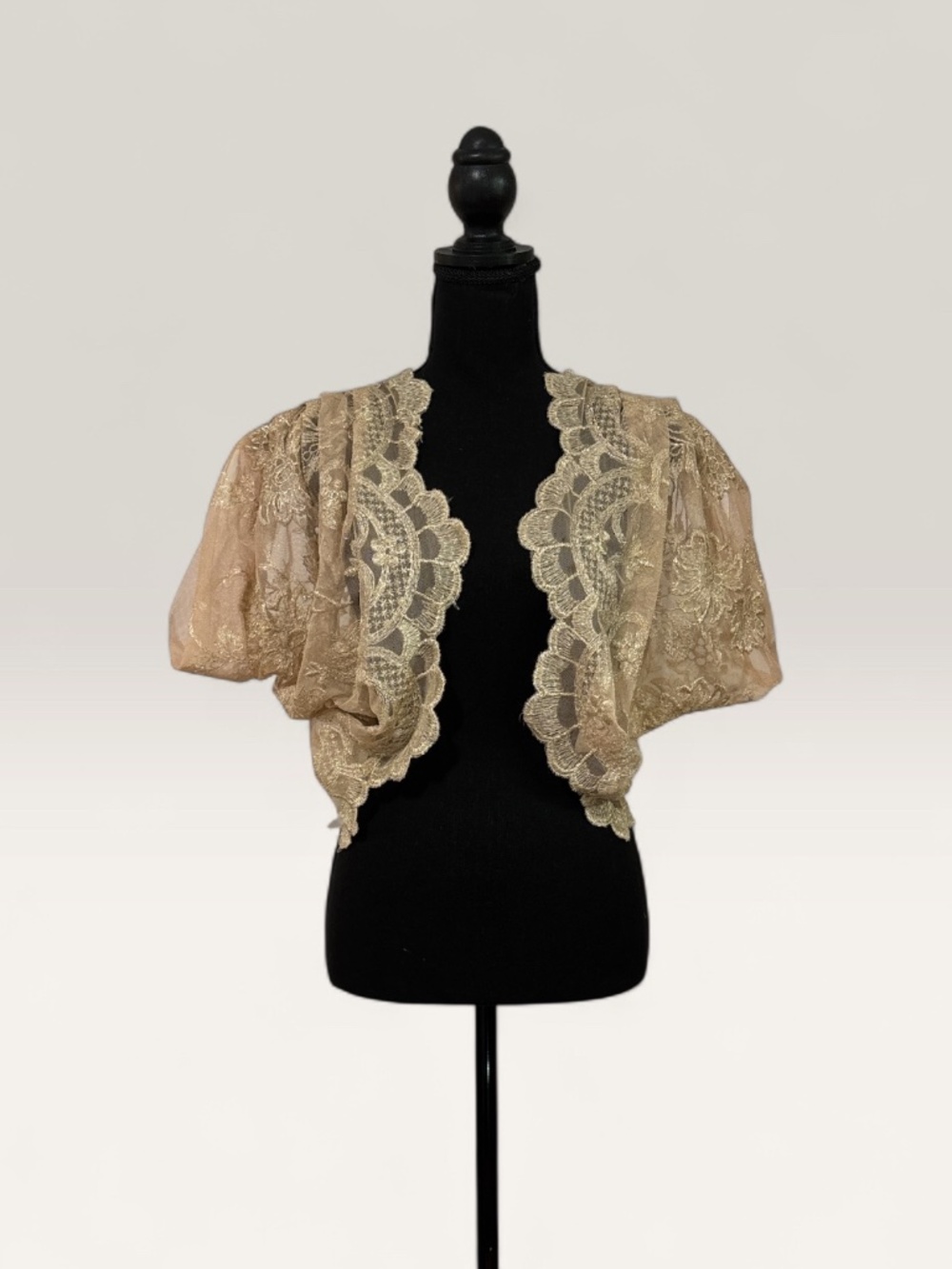 Open-front Lace Bolero